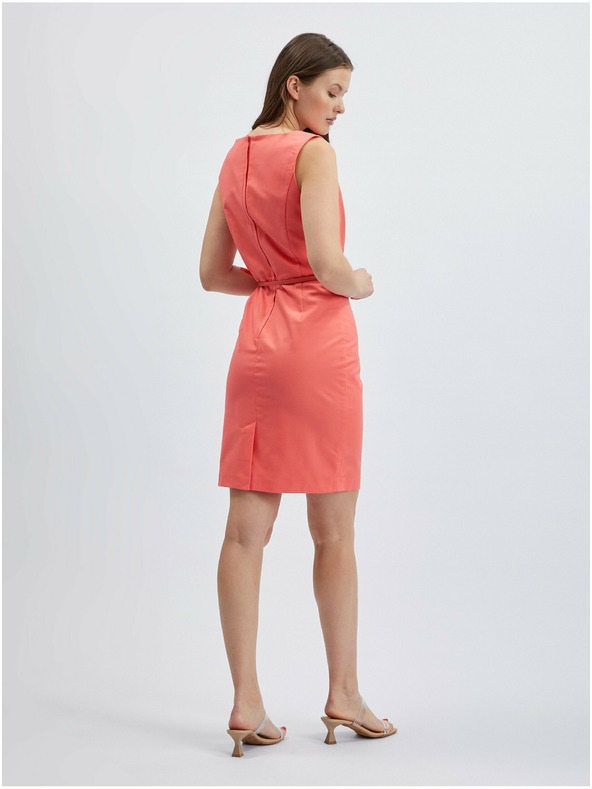 Orsay ORSAY korallszínű női tok ruha