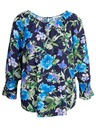 Orsay ORSAY sötétkék női blúz virágokkal