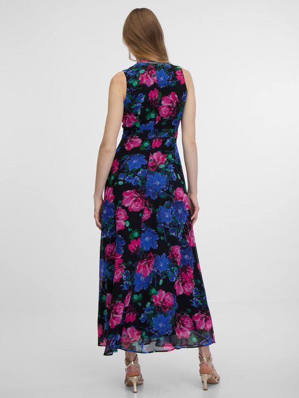 Orsay ORSAY fekete virágmintás női maxiruha