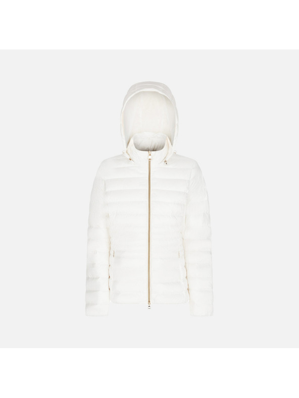 Geox Fehér női steppelt kabát Geox Jaysen