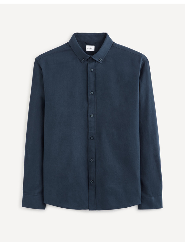 Celio Sötétkék férfi Celio Waffle póló