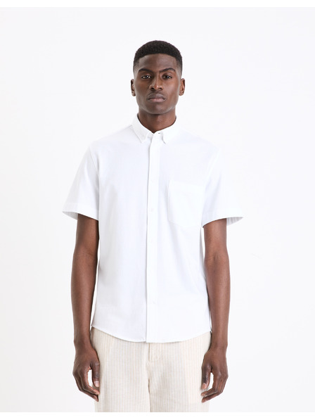 Celio Fehér férfi rövid ujjú ing Celio Barik