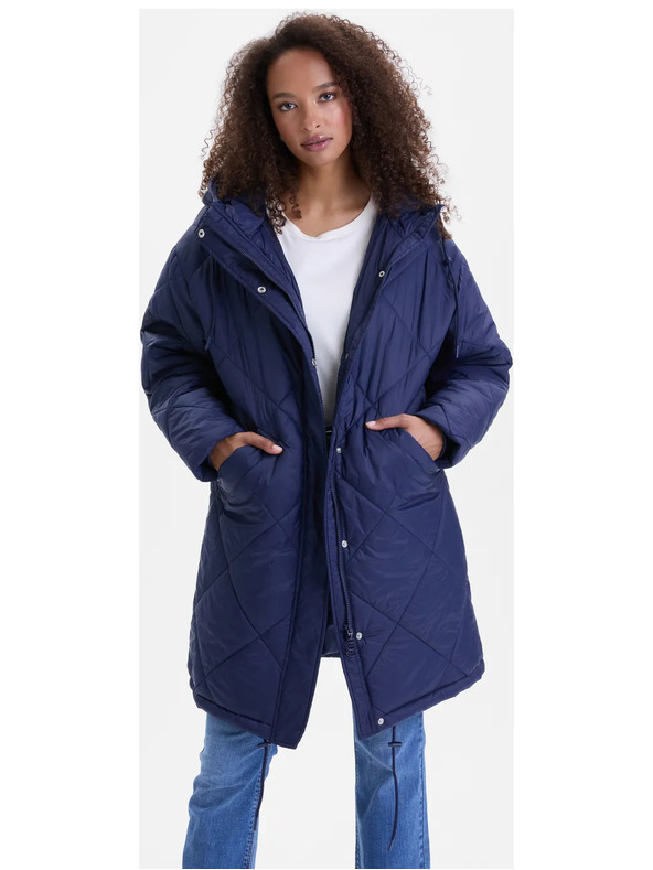 Orsay Sötétkék női steppelt kabát ORSAY