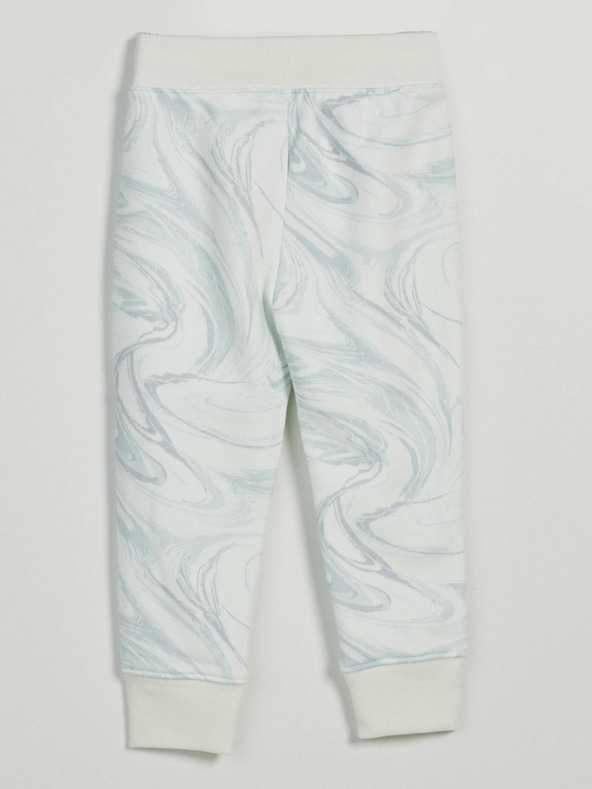 GAP Gyerek fleece sportnadrág logóval army GAP