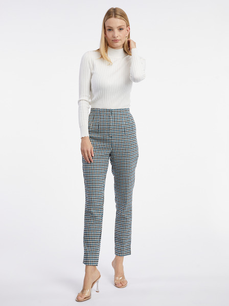 Orsay ORSAY fekete-kék mintás női nadrág