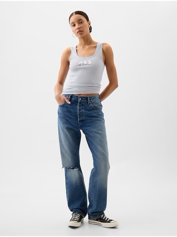 GAP Fémes logós top GAP