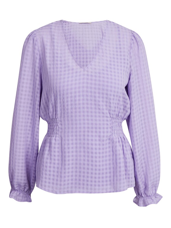 Orsay ORSAY halványlila kockás női blúz