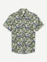 Celio Kékeszöld férfi mintás ing Celio Vawai