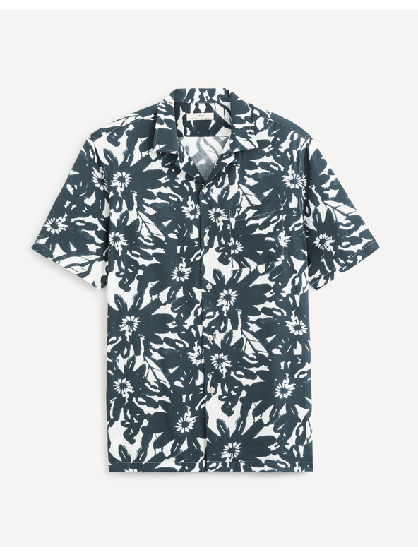 Celio Fehér és kék virágos ing Celio Asamus