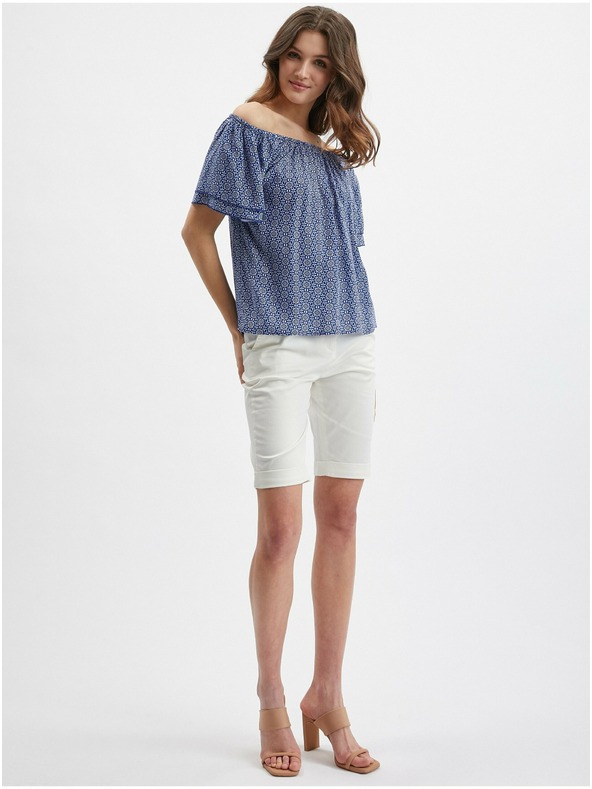 Orsay ORSAY kék mintás női blúz