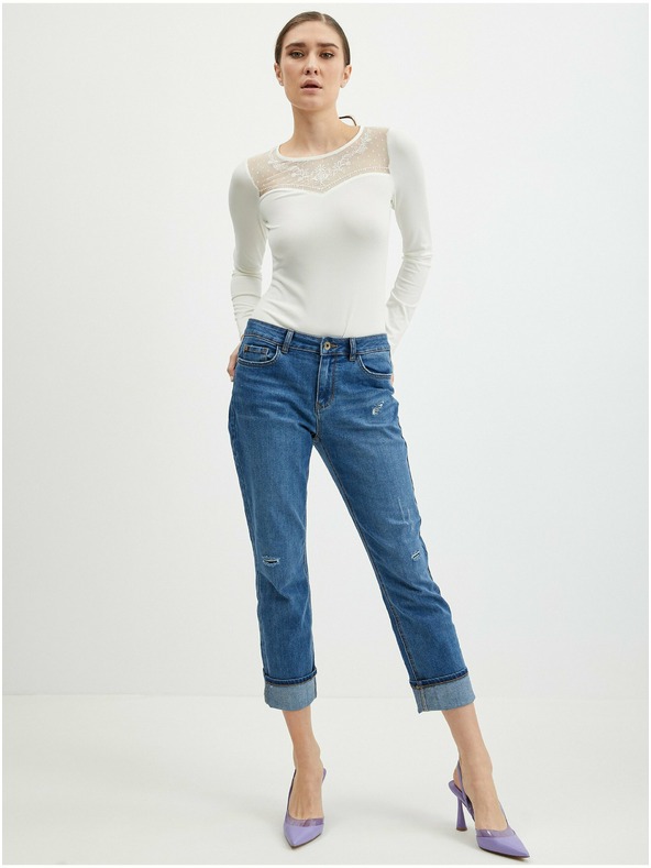 Orsay ORSAY krémszínű női body csipkével