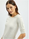 Orsay Krémes könnyű női pulóver ORSAY