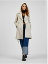 Orsay ORSAY bézs színű női télikabát övvel