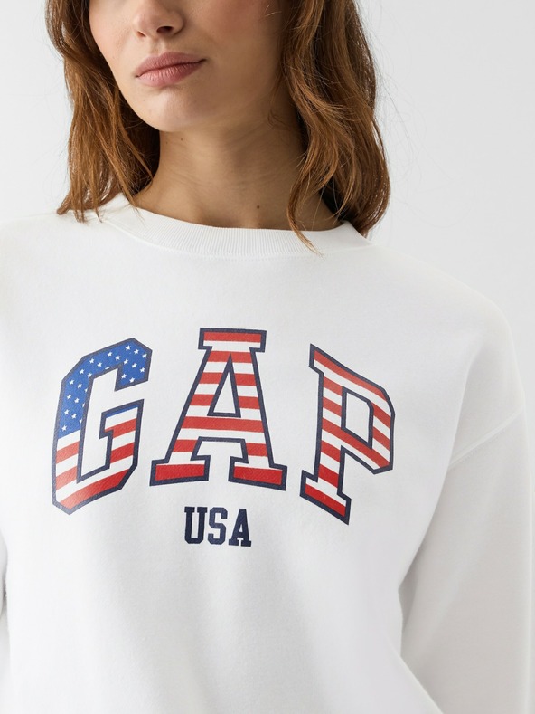 GAP Logós oversized pulóver GAP