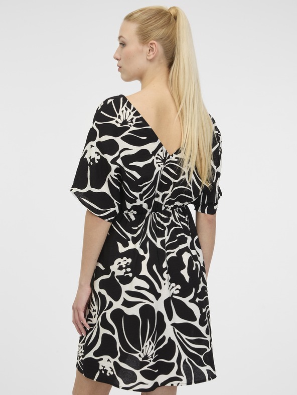 Orsay ORSAY fekete női rövid ruha