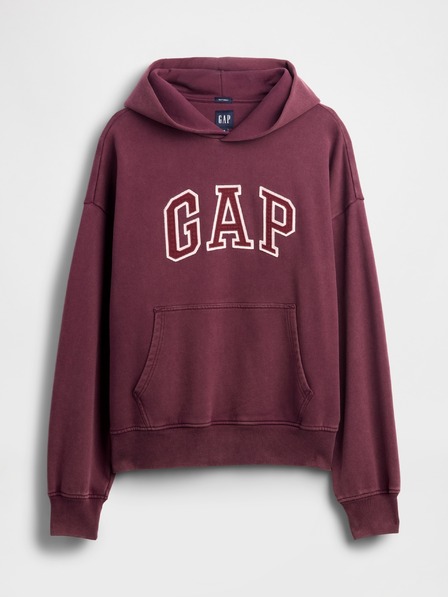 GAP Oversize kapucnis pulóver Logo Heavyweight GAP