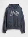 GAP Oversize kapucnis pulóver Logo Heavyweight GAP