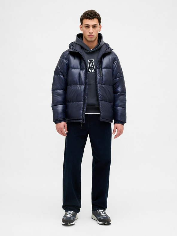 GAP Oversize kapucnis pulóver Logo Heavyweight GAP