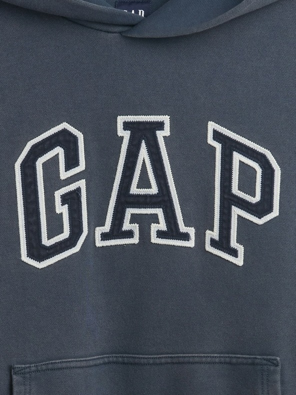 GAP Oversize kapucnis pulóver Logo Heavyweight GAP