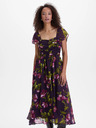 Orsay ORSAY Lila női midi ruha virágmintával