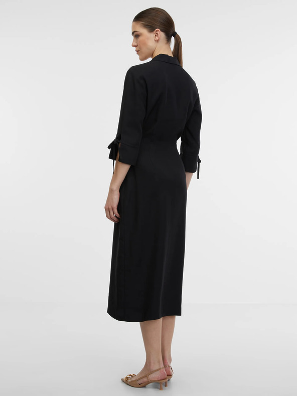 Orsay ORSAY fekete wrap ruha nőknek