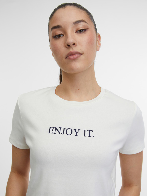 Orsay ORSAY krémszínű női póló