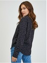 Orsay Fekete ORSAY pöttyös blúz