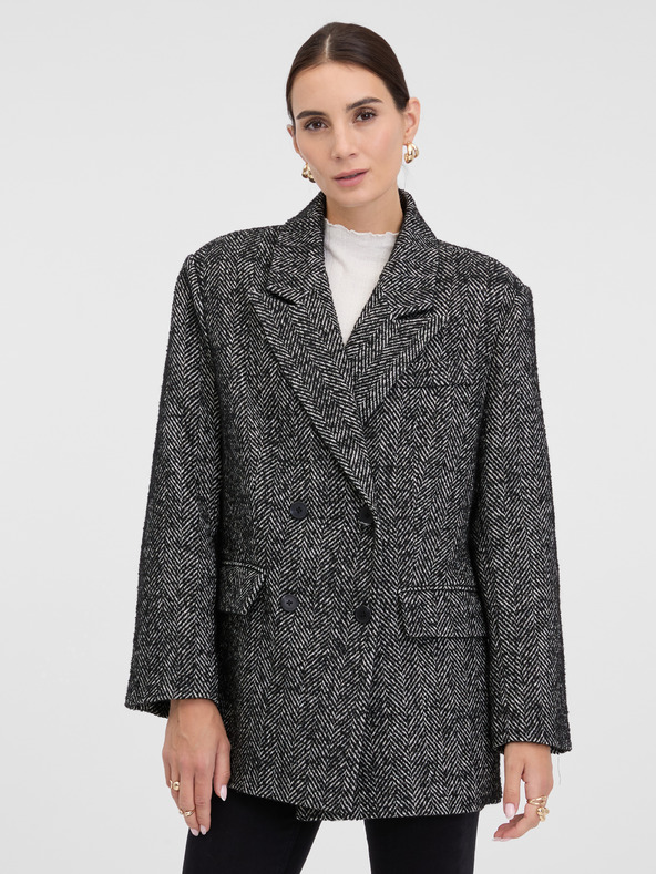 Orsay Sötétszürke rövid női kabát ORSAY