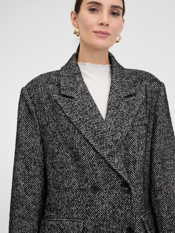 Orsay Sötétszürke rövid női kabát ORSAY