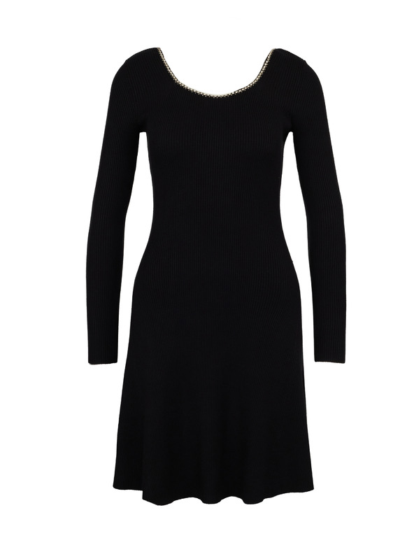 Orsay ORSAY fekete női térdig érő ruha