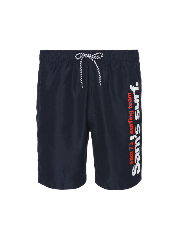 Sam 73 Sötétkék férfi nyomtatott úszónadrág SAM 73