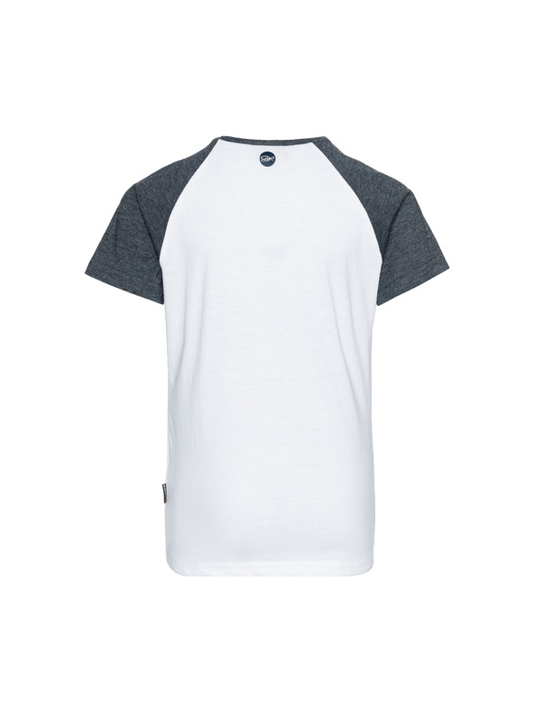 Sam 73 Kék és fehér mintás lány póló SAM 73