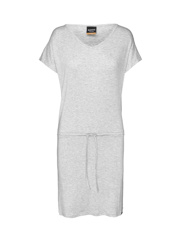 Sam 73 Szürke női ruha nyakkendővel SAM 73