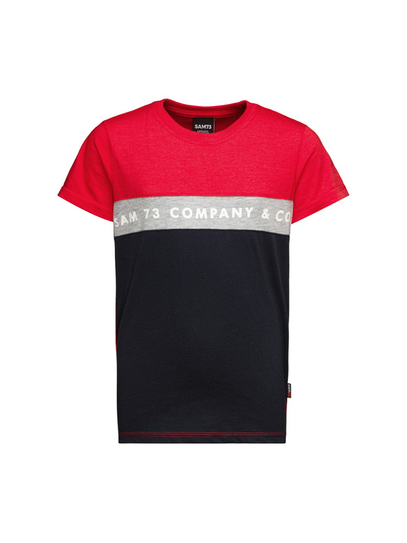 Sam 73 Kék-piros fiú póló SAM 73