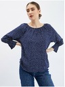 Orsay ORSAY sötétkék pöttyös női blúz
