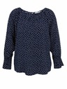 Orsay ORSAY sötétkék pöttyös női blúz