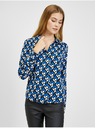 Orsay ORSAY fekete-kék mintás női blúz