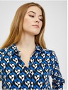 Orsay ORSAY fekete-kék mintás női blúz