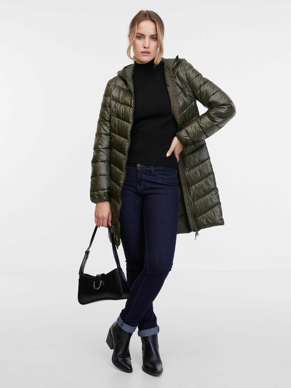 Orsay ORSAY khaki színű női steppelt kabát