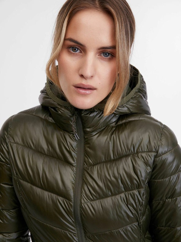 Orsay ORSAY khaki színű női steppelt kabát