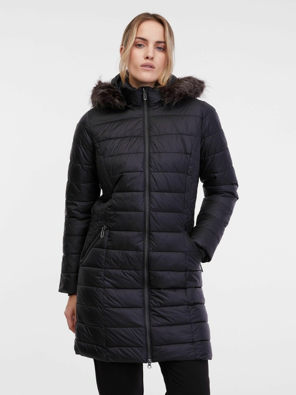 Orsay ORSAY fekete női steppelt kabát