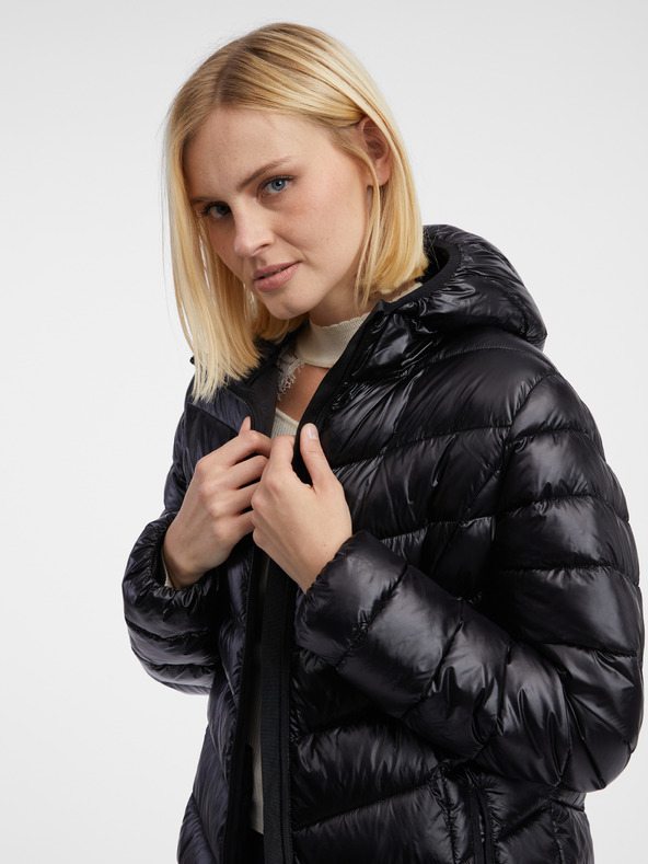 Orsay ORSAY fekete női steppelt kabát