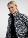 Orsay ORSAY szürke és fekete női mintás steppelt kabát