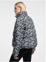 Orsay ORSAY szürke és fekete női mintás steppelt kabát