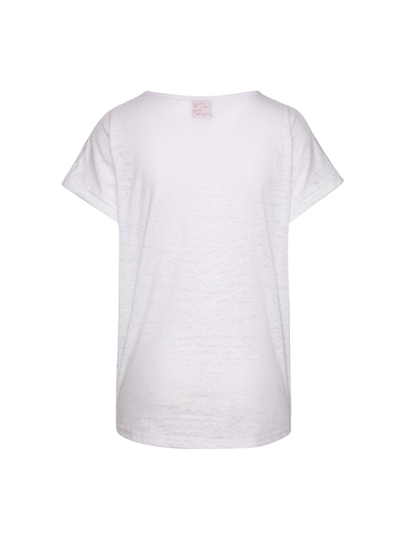 Sam 73 Fehér női nyomtatott póló SAM 73