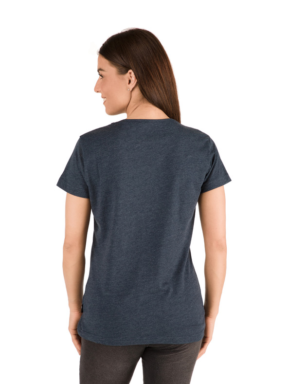 Sam 73 Sötétkék női nyomtatott póló SAM 73