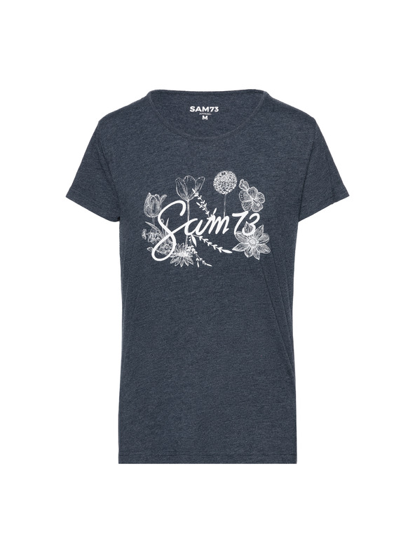 Sam 73 Sötétkék női nyomtatott póló SAM 73