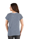 Sam 73 Sötétkék női csíkos póló SAM 73