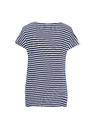 Sam 73 Sötétkék női csíkos póló SAM 73