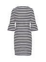 Sam 73 Fehér és fekete női csíkos ruha SAM 73